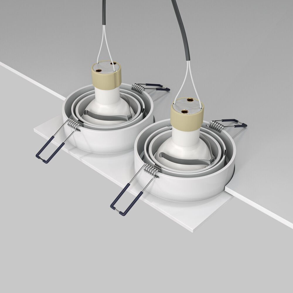 Maytoni Atom White Wall Light 2 Bulbs 4.5 x 12 cm