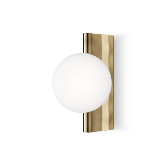 Maytoni Avantgarde Brass/White Wall Light 1 Bulb