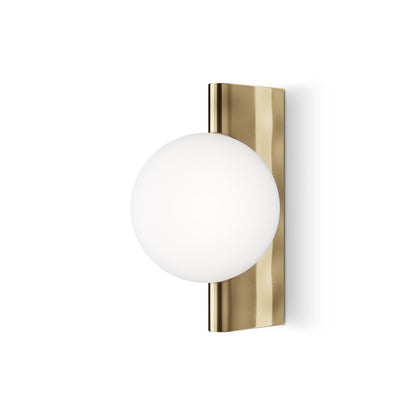 Maytoni Avantgarde Brass/White Wall Light 1 Bulb