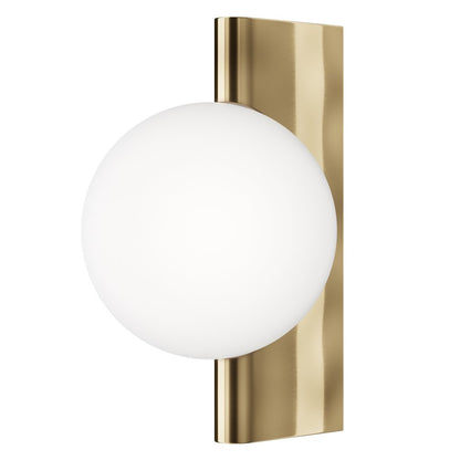 Maytoni Avantgarde Brass/White Wall Light 1 Bulb