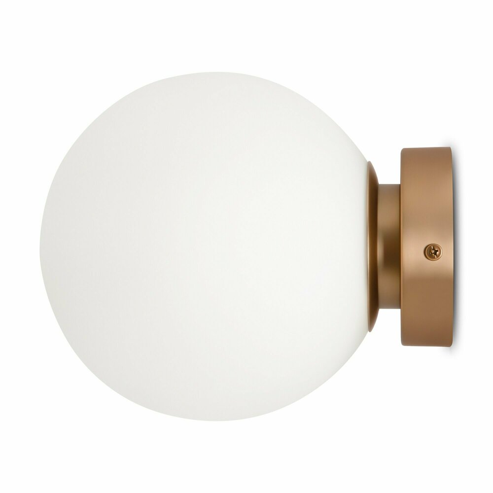 Wall Lamp Maytoni Basic Gold/White 1 Bulb MOD321WL01G2
