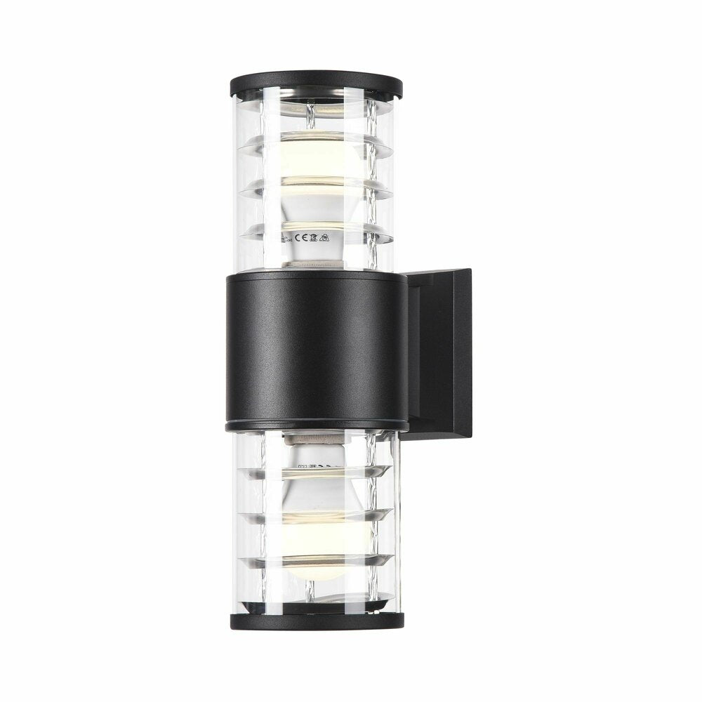 Maytoni Bronx Black Wall Light 2 Bulbs