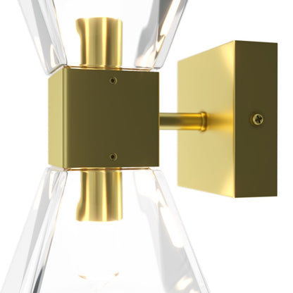 Maytoni Coctail Time Gold/Clear Wall Light 2 Bulbs