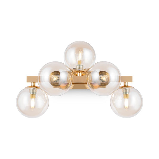 Maytoni Dallas Wall Light Gold/Yellow 5 Bulbs