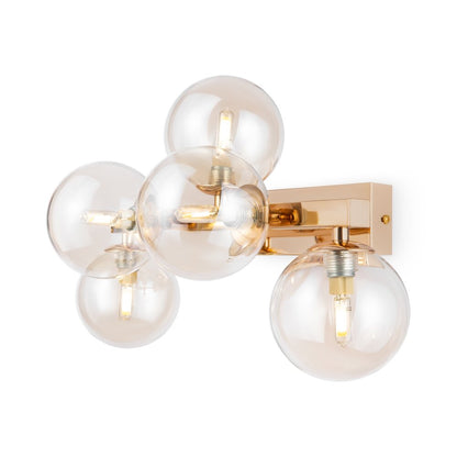 Maytoni Dallas Wall Light Gold/Yellow 5 Bulbs