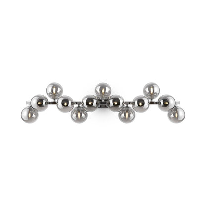 Maytoni Dallas Wall Light Chrome/Grey 13 Bulbs