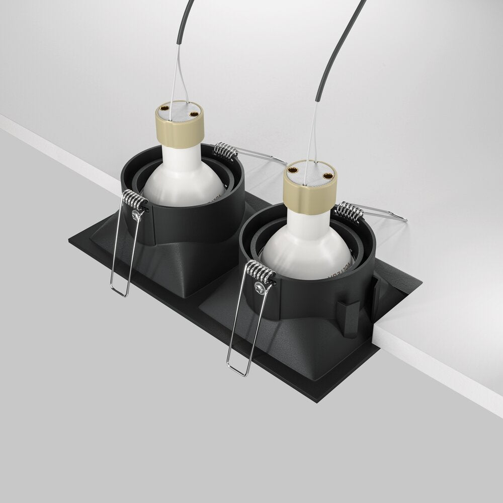 Maytoni Dot Black Wall Light 2 Bulbs