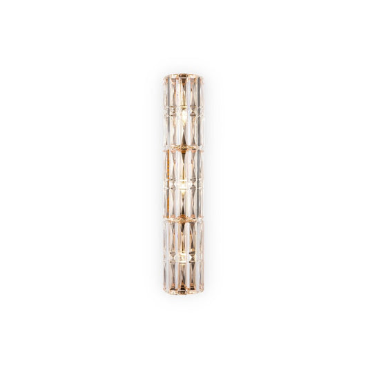 Maytoni Facet Gold/Transparent Wall Lamp 3 Bulbs