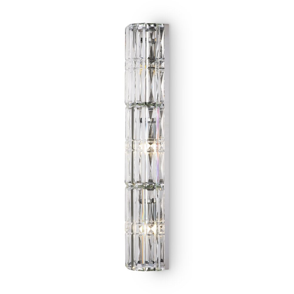 Maytoni Facet Chrome/Transparent Wall Light 3 Bulbs