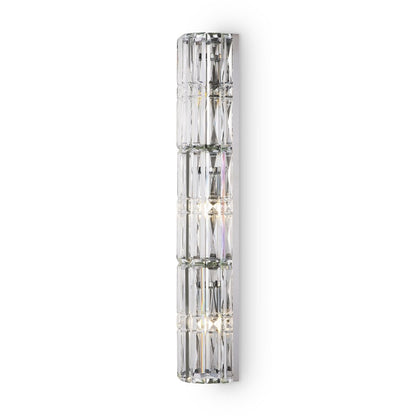 Maytoni Facet Chrome/Transparent Wall Light 3 Bulbs