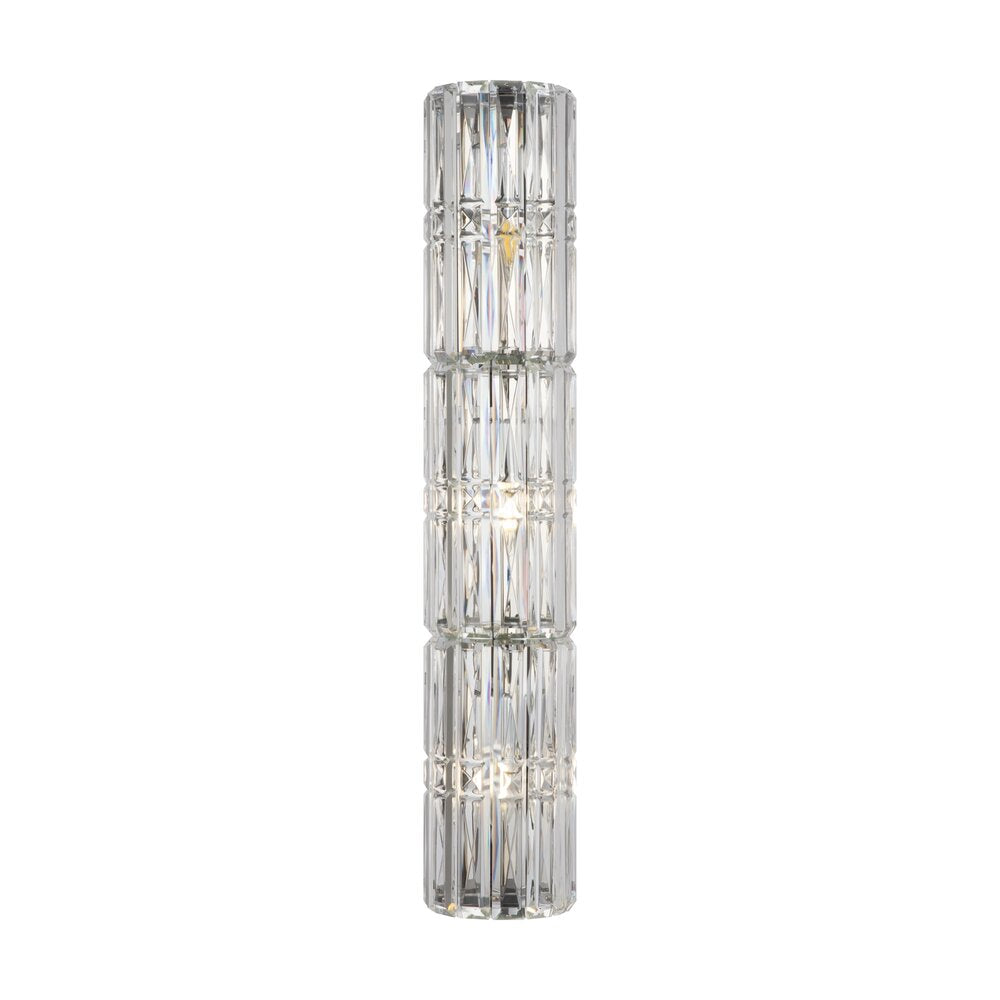 Maytoni Facet Chrome/Transparent Wall Light 3 Bulbs
