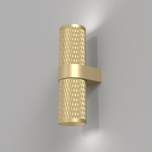 Maytoni Focus Design Gold Wall Light 2 Bulbs