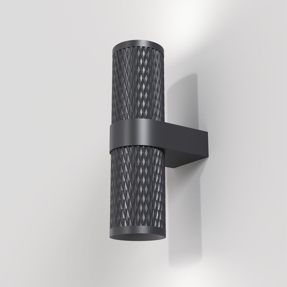 Maytoni Focus Design Black Wall Light 2 Bulbs