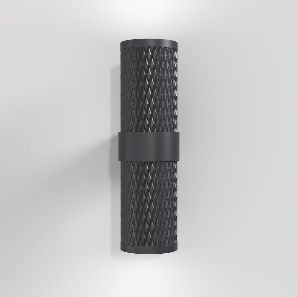 Maytoni Focus Design Black Wall Light 2 Bulbs