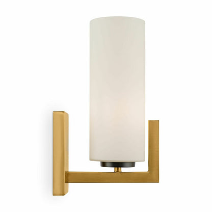 Maytoni Fortano Wall Lamp Brass/White 1 Bulb