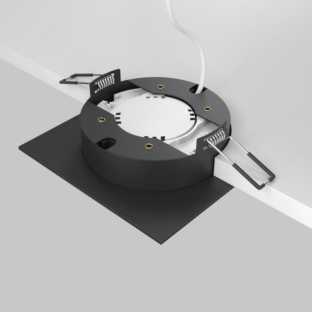 LED аплика Maytoni Hoop, черна, 1x60W, DL086GX53SQBG