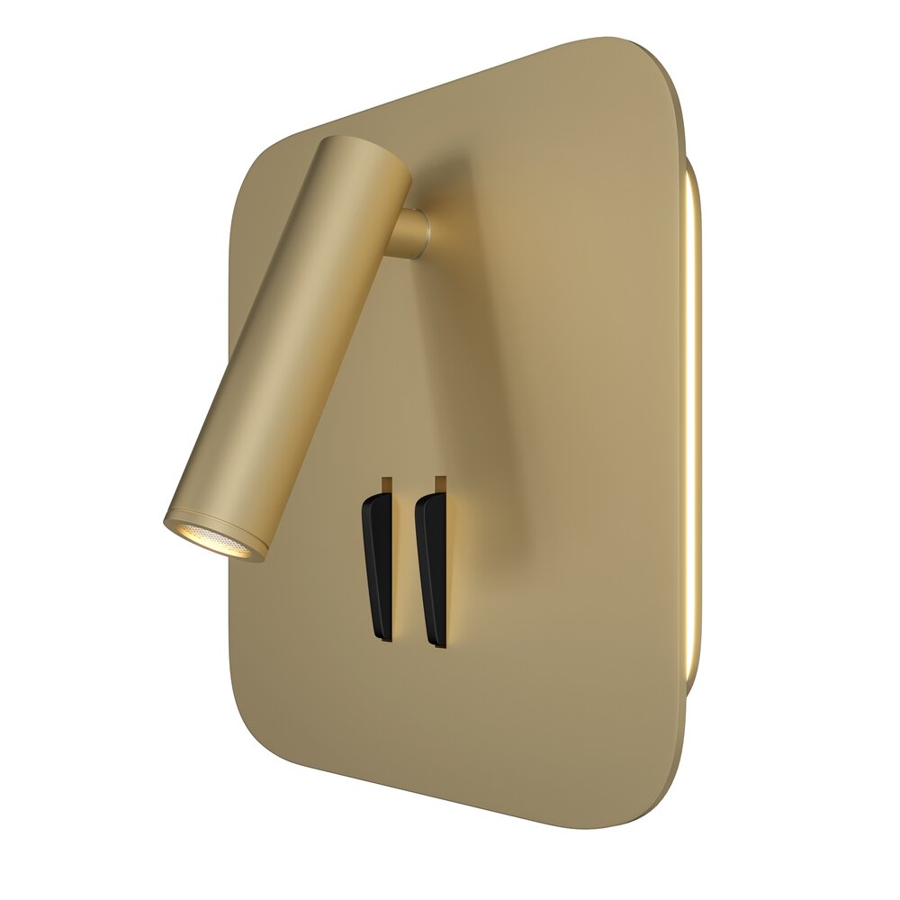Maytoni Ios 176 Gold Wall Light 8.5 x 15 cm