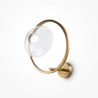 Wall Lamp Maytoni Lunare Brass/Transparent MOD327WLL5BS3K1