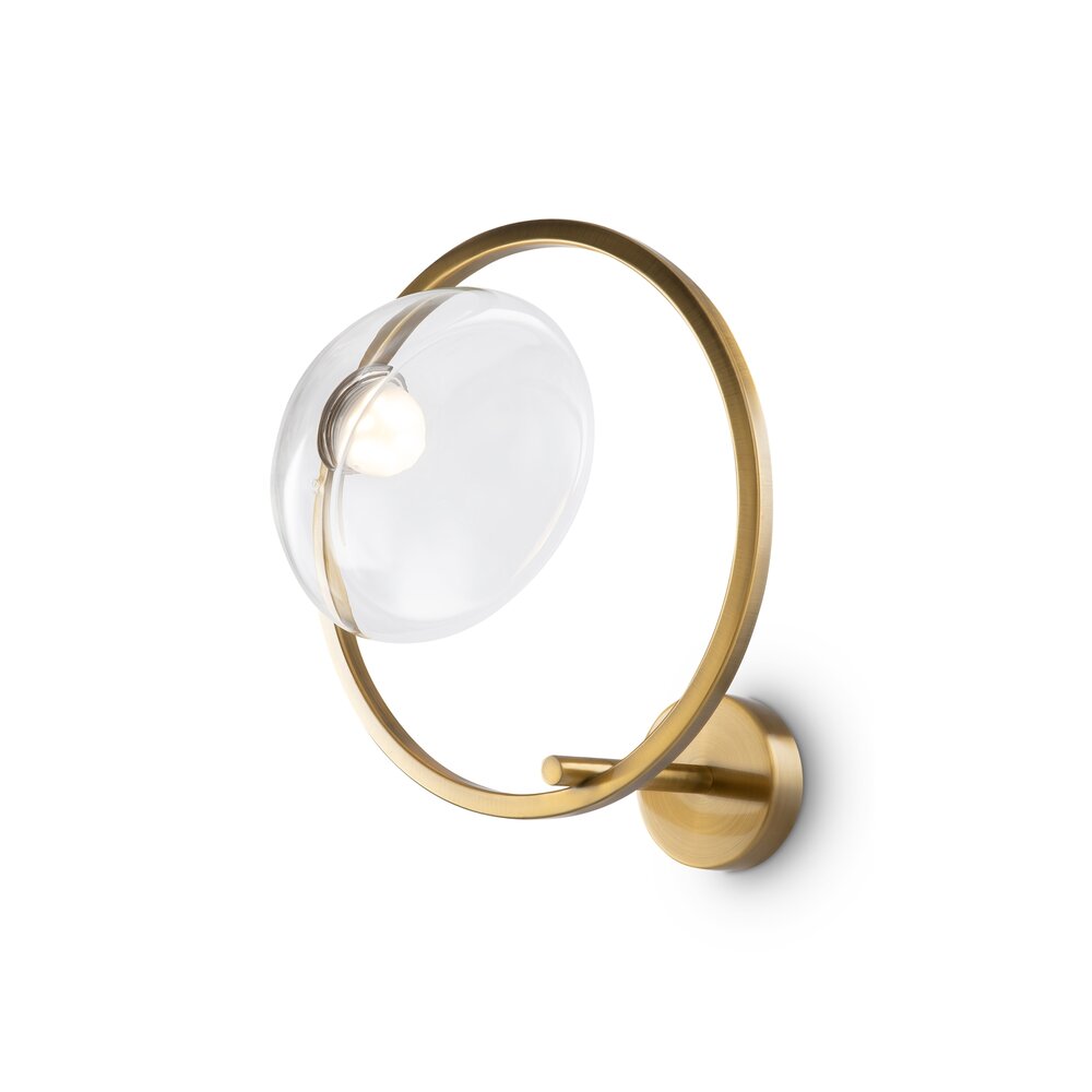 Wall Lamp Maytoni Lunare Brass/Transparent MOD327WLL5BS3K1