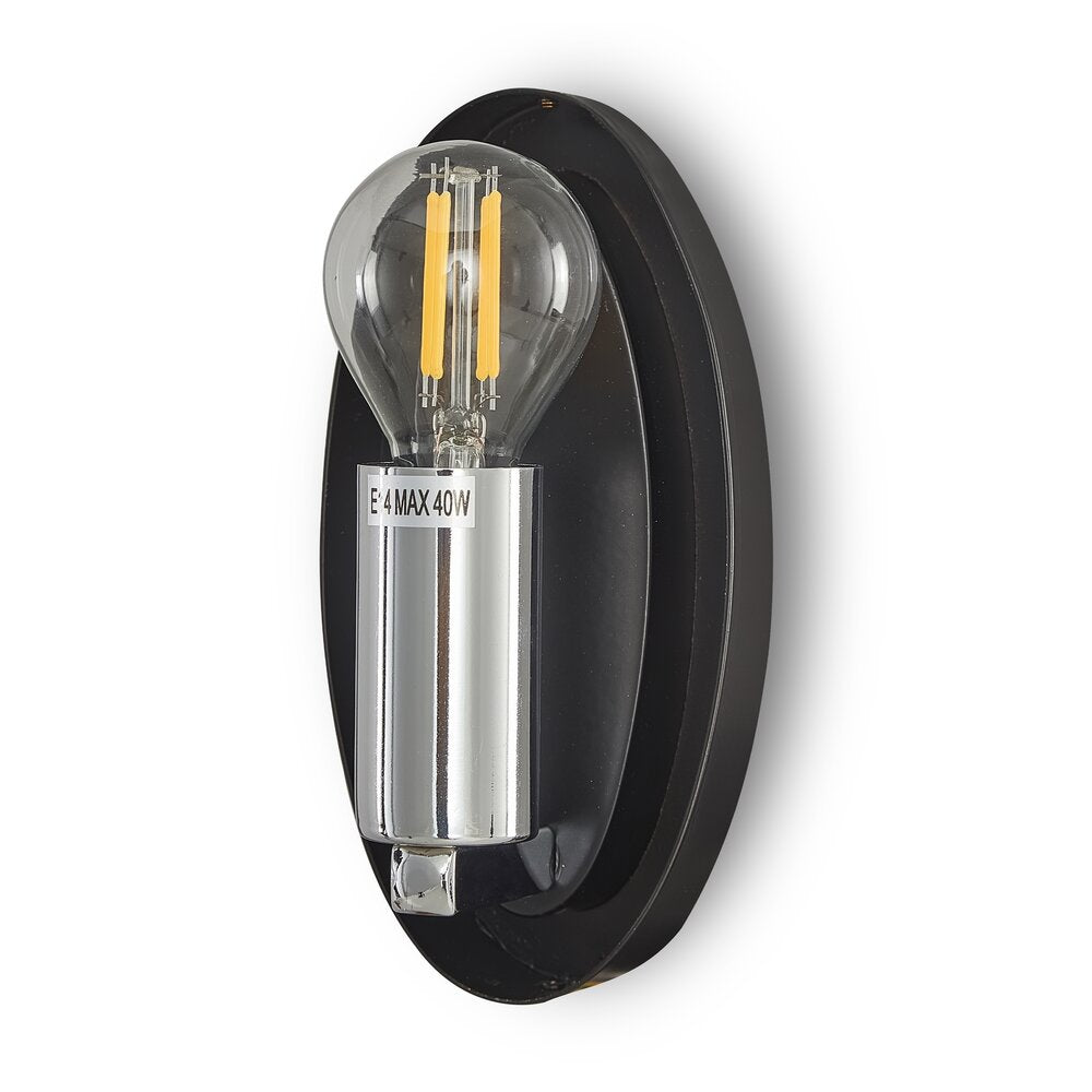 Maytoni Mabell Wall Lamp Black/White 1 Bulb