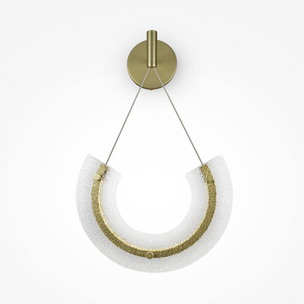 Maytoni Maya Gold/Clear LED Wall Light