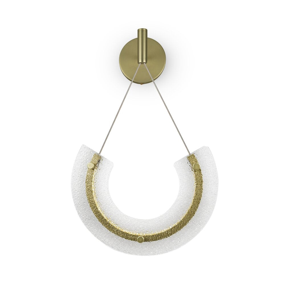 Maytoni Maya Gold/Clear LED Wall Light