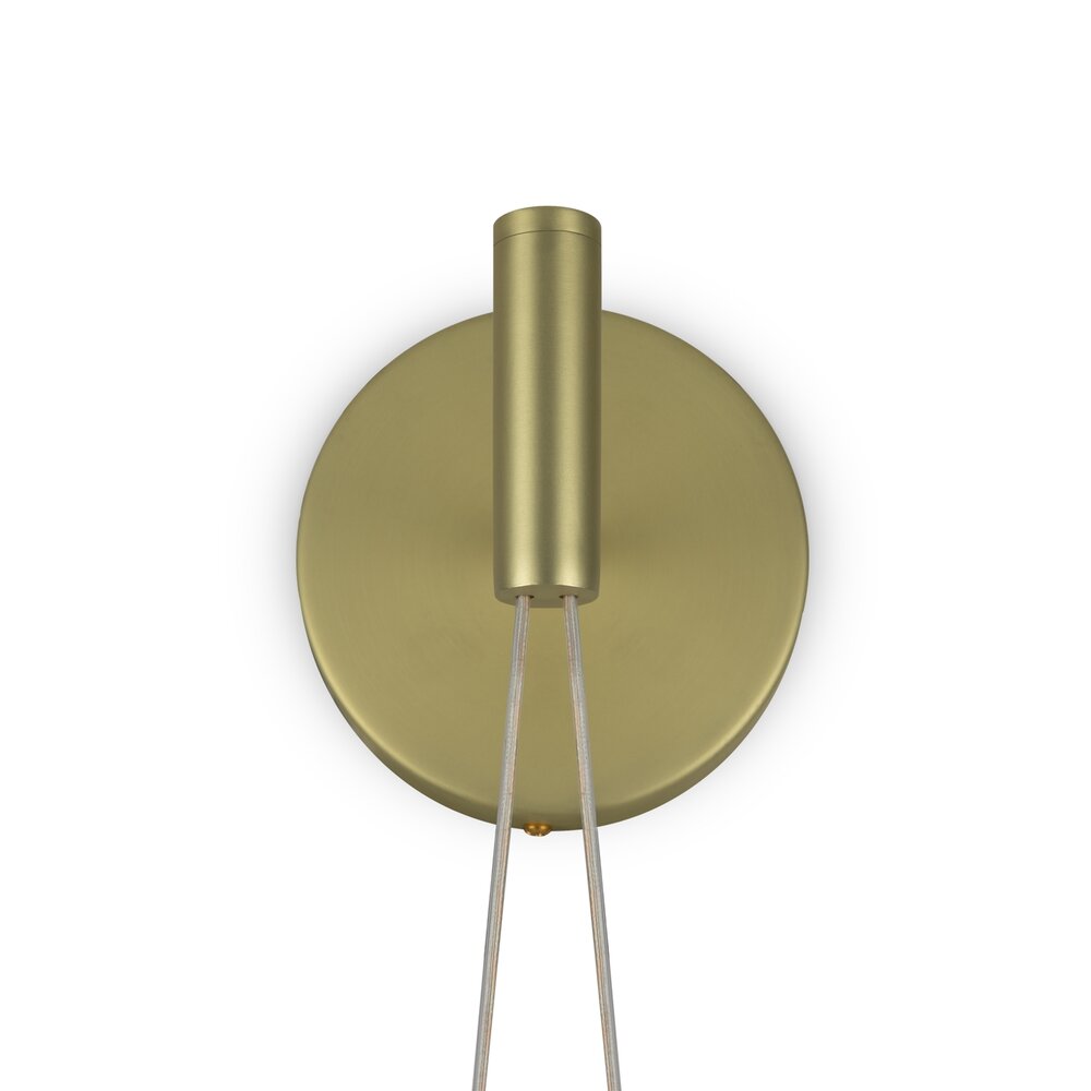 Maytoni Maya Gold/Clear LED Wall Light