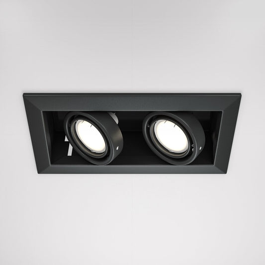 Maytoni Metal Modern Black Wall Light 2 Bulbs