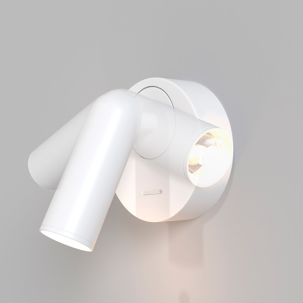 Maytoni Mirax White/White Wall Light 11.5 x 8.5 cm