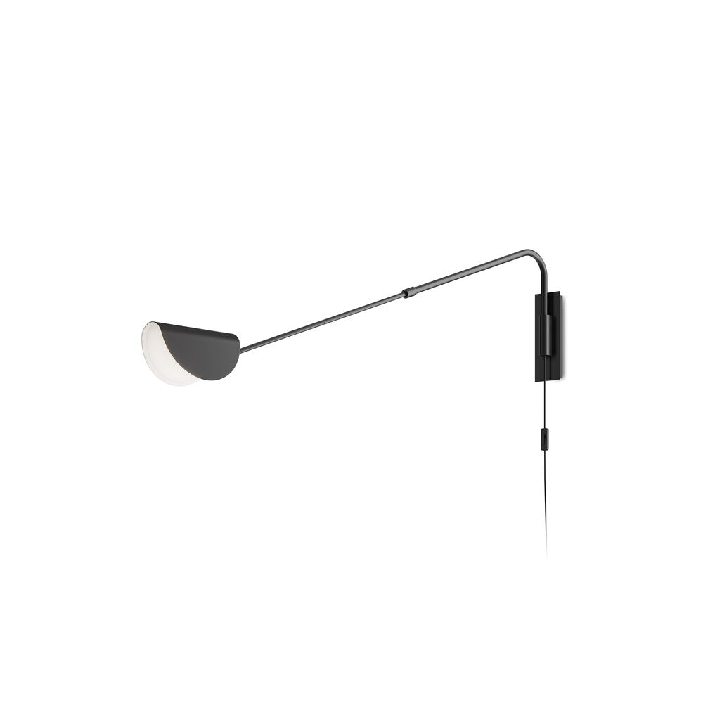 Maytoni Mollis Black/Black 1 Bulb Wall Light 79.5 x 14.5 cm