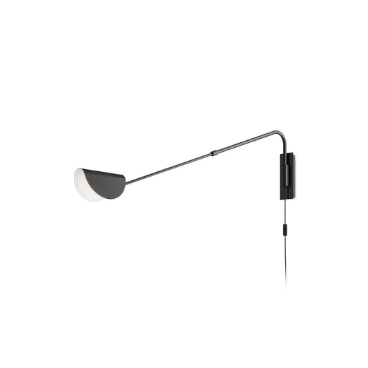Maytoni Mollis Black/Black 1 Bulb Wall Light 79.5 x 14.5 cm
