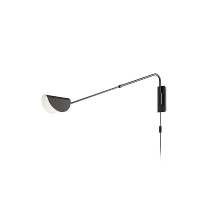 Maytoni Mollis Black/Black 1 Bulb Wall Light 79.5 x 14.5 cm
