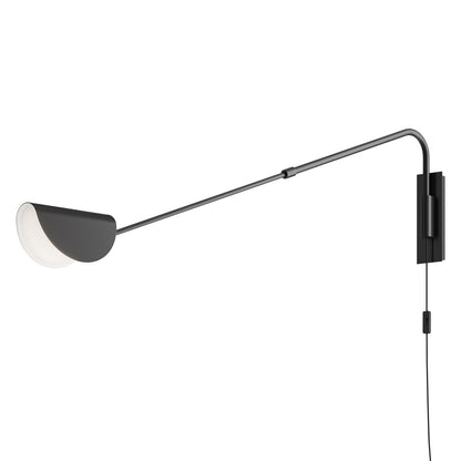 Maytoni Mollis Black/Black 1 Bulb Wall Light 79.5 x 14.5 cm