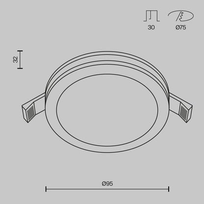Maytoni Phanton Black Wall Light