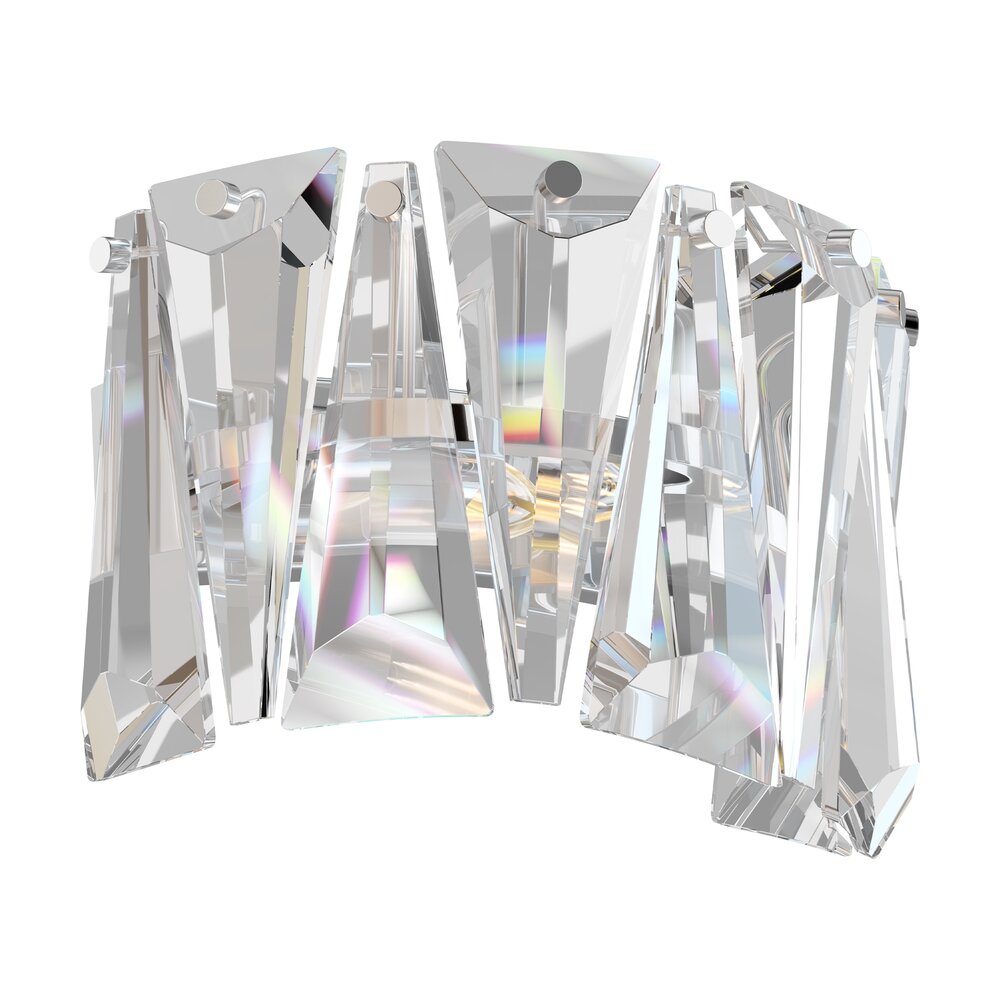 Maytoni Puntes Wall Lamp Chrome/Clear 1 Bulb