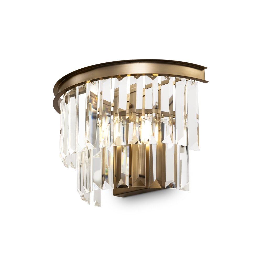 Maytoni Revero Brass/Transparent Wall Light 1 Bulb