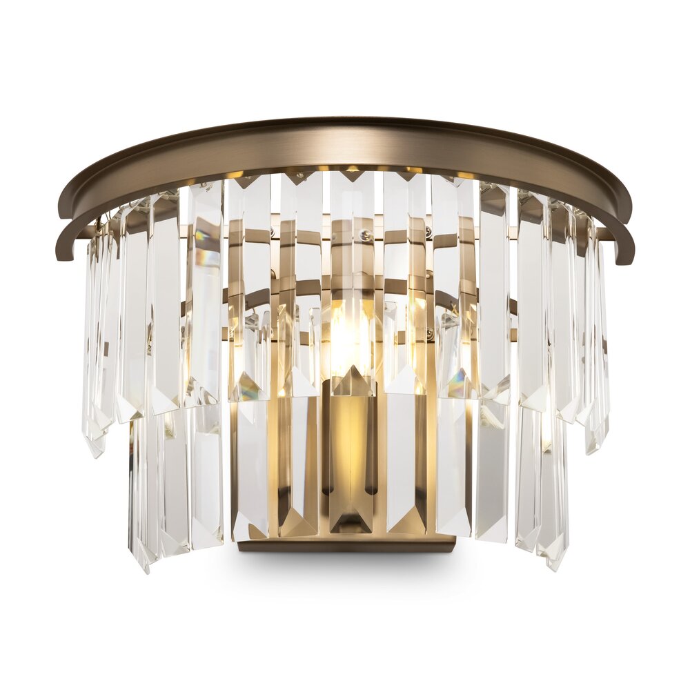 Maytoni Revero Brass/Transparent Wall Light 1 Bulb