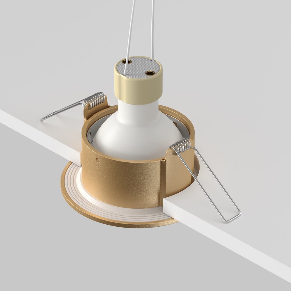 Maytoni Slim Gold Wall Light 1 Bulb 5.5 x 9 cm