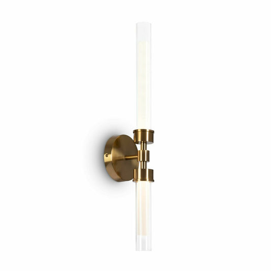 Apлика Maytoni Stelo, бронзова/прозрачна LED x 2