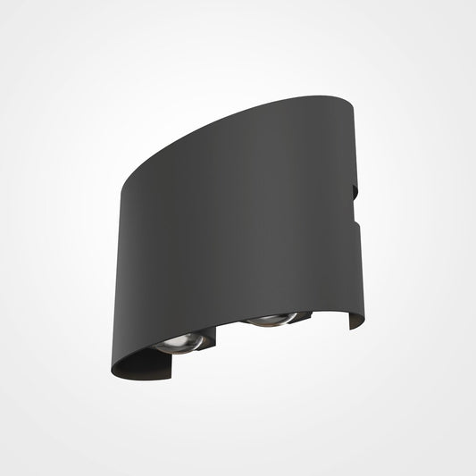 Maytoni Strato Grey Wall Light 5.5 x 14.5 cm