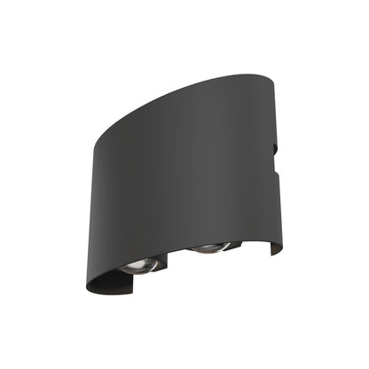 Maytoni Strato Grey Wall Light 5.5 x 14.5 cm