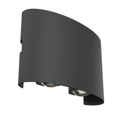 Maytoni Strato Grey Wall Light 5.5 x 14.5 cm