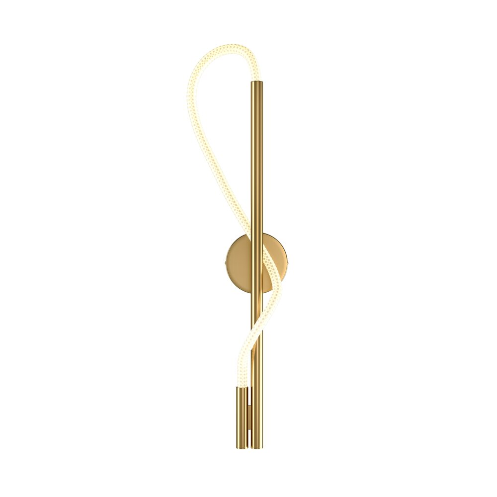 Maytoni Tau Wall Lamp Gold/White Bulbs