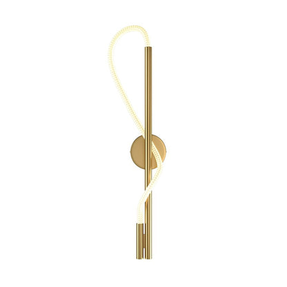 Maytoni Tau Wall Lamp Gold/White Bulbs