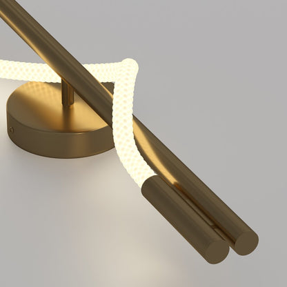 Maytoni Tau Wall Lamp Gold/White Bulbs