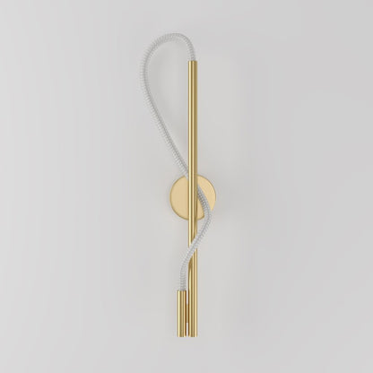 Maytoni Tau Wall Lamp Gold/White Bulbs
