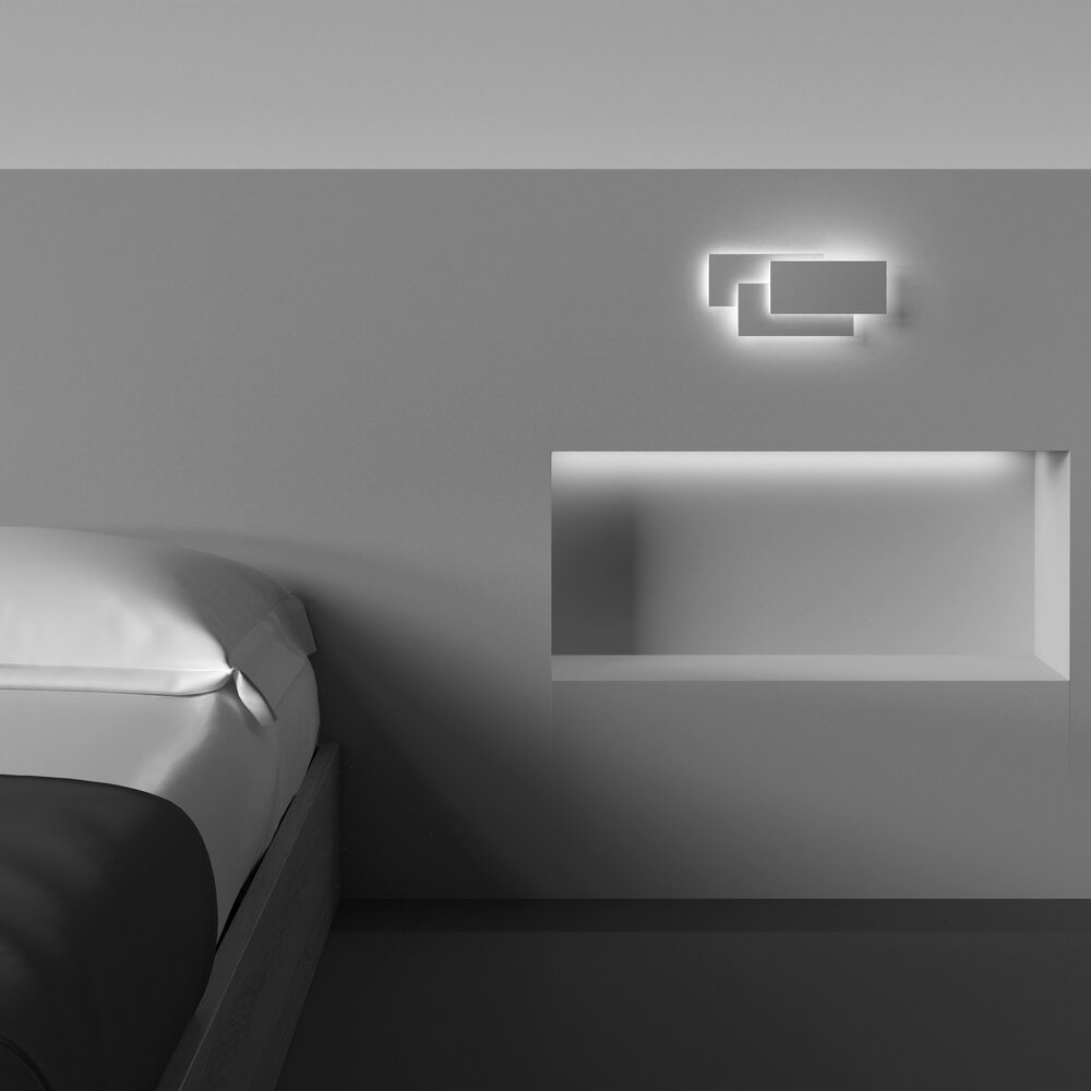 Maytoni Trame White Wall Light 6.5 x 26.5 cm