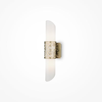 Maytoni Venera Wall Lamp Brass/White 2 Bulbs