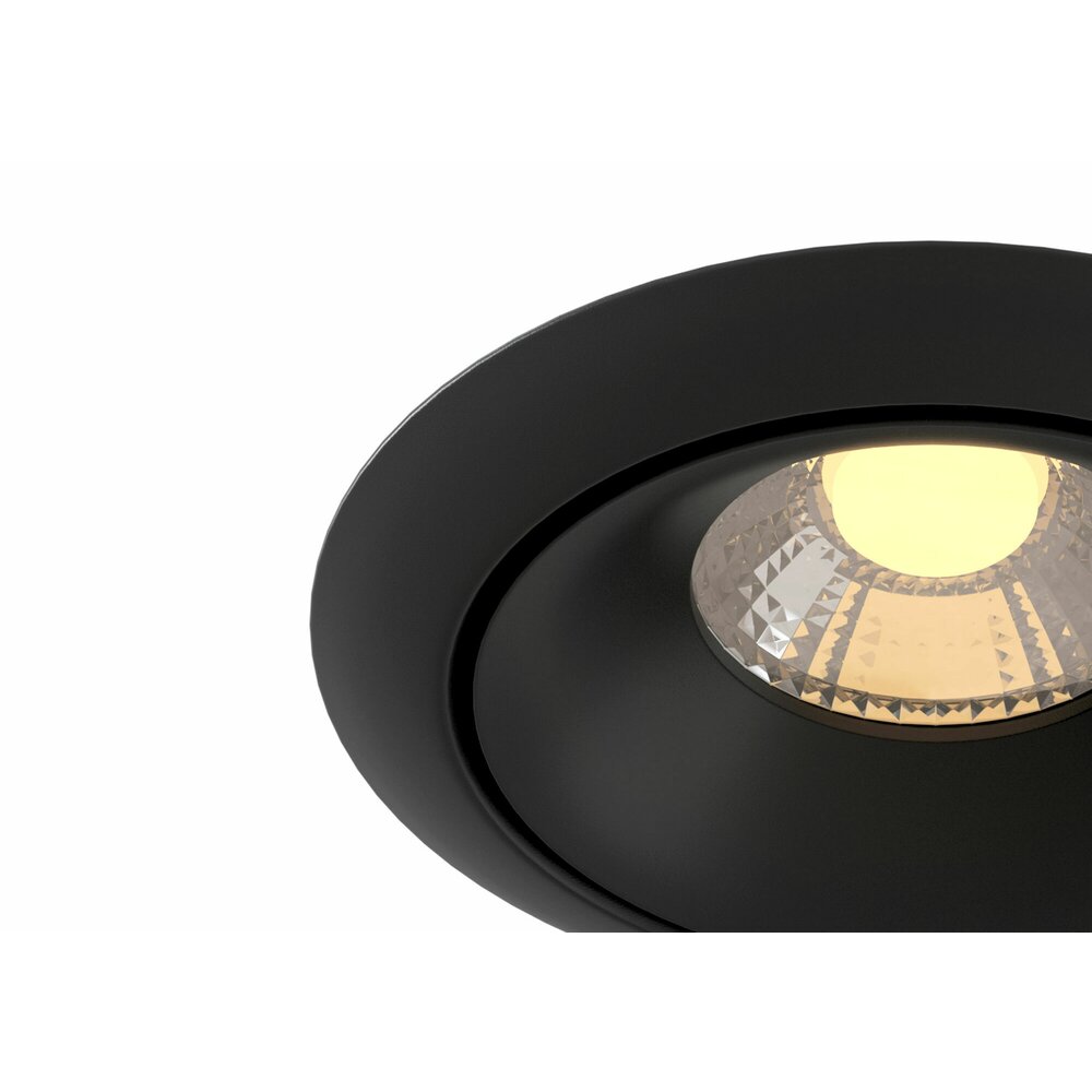 Maytoni Yin Black Wall Light 10.5 x 11.5 cm