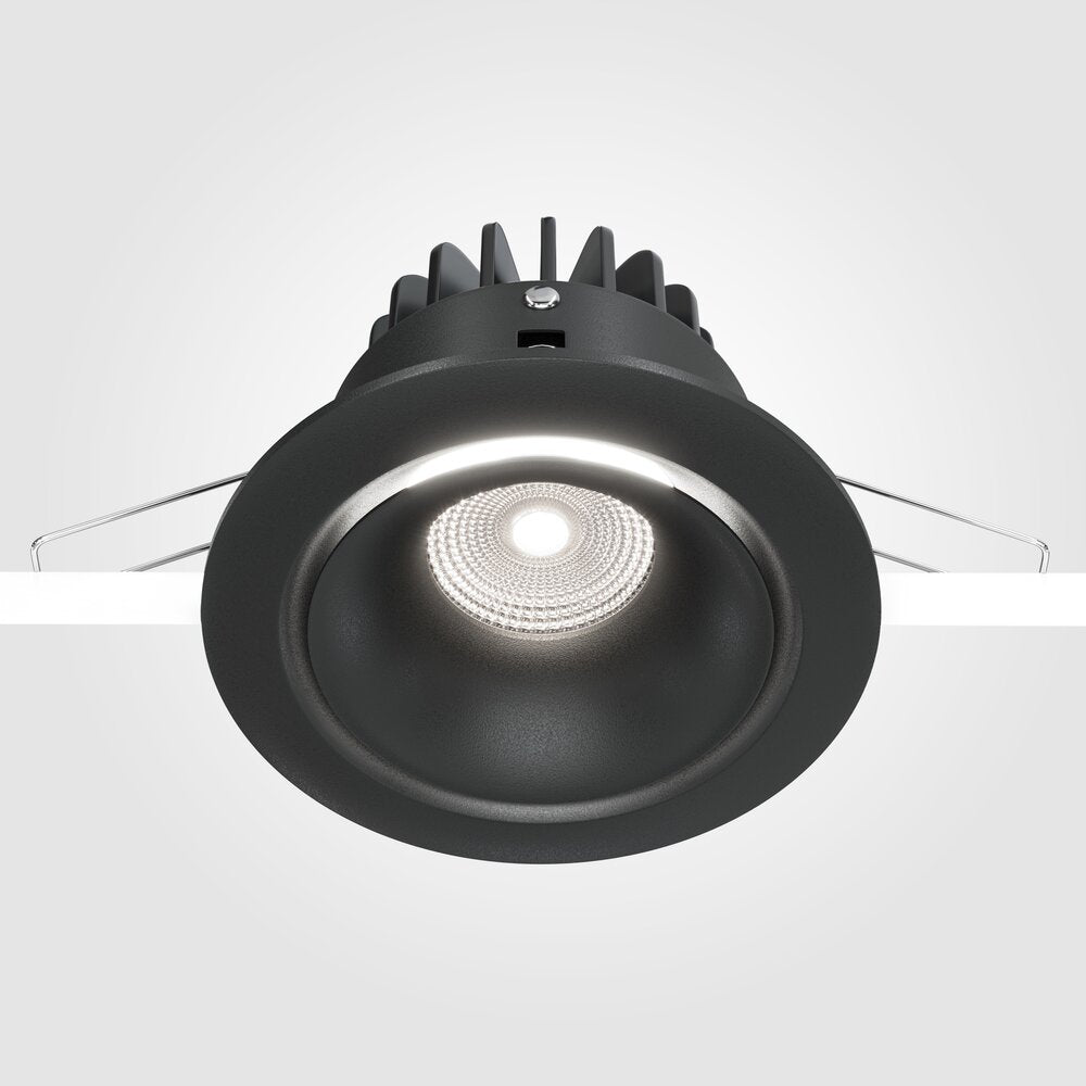 Maytoni Yin Black Wall Light 11.5 x 14 cm